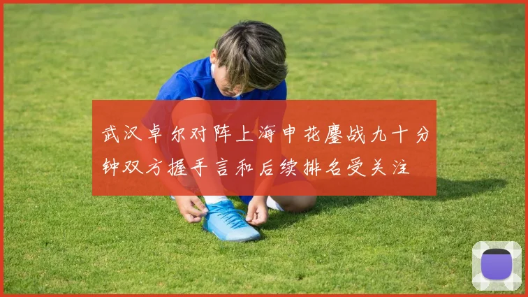 武汉卓尔对阵上海申花鏖战九十分钟双方握手言和后续排名受关注